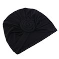 thumbnail image 1 of Minnieouse Pañuelo de algodón para la cabeza, sombrero transpirable, mezcla de flores rosas, hiyab anudado a la moda, gorras de tela Type2 NO2, 1 of 6