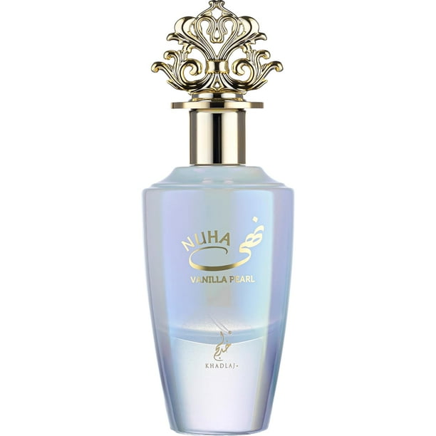 Perfume KHADLAJ Nuha Vanilla Pearl Eau de Parfum para mujer, 85 ml