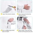 thumbnail image 5 of (L)Combinaison d'Apiculture pour Tout le Corps Vtements Capuchon avec Voile Manteau de Protection pour Apiculteurs Costume Apicole en Coton avec Chap, 5 of 5