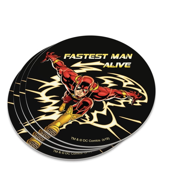 The Flash Fastest Man Alive Novelty Coaster Set