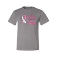 thumbnail image 2 of In October We Wear Pink Awareness Men's Graphic T-Shirt, Heather Grey, Medium, 2 of 3