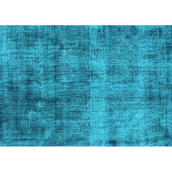 Ahgly Company Indoor Rectangle Oriental Light Blue Industrial Area Rugs, 5' x 7'
