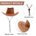 thumbnail image 4 of Set de accesorios de disfraz con sombrero vaquero estilo western con pañuelo, 6 unidades, 4 of 6