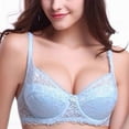 thumbnail image 4 of Lace Bralette Bra Women Underwear Push Up Bra Untra-thin Comfortable Breathable Brassiere Plus Size Women Lingerie, 4 of 4