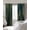 Forest Green, variant on Green Forest Blackout Curtains for Bedroom/Living Room, Thermal Insulated Kitchen Curtains, Pine Tree Summer Botanical Modern Art Grommet Darkening Window Treatment Drapes 42"x63"x2