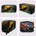 thumbnail image 3 of MUOOUM Pencil Case, Art Shark in the Galaxy Large Capacity Pencil Pouch Stationery Pen Bag, 3 of 7