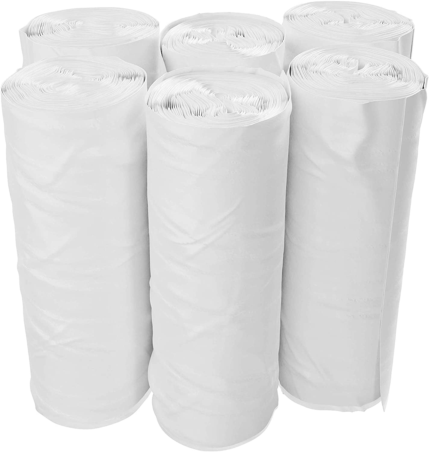 QQFWXKK Reli. 6-10 Gallon Trash Bags (300 Count) Clear Garbage Bags 8 Gallon,  9 Gallon Compatible - Office Trash Can Liners/Garbage