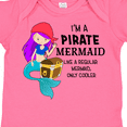thumbnail image 4 of Inktastic I'm a Pirate Mermaid-like a Regular Mermaid, Only Cooler Boys or Girls Baby Bodysuit, 4 of 5