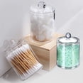 4 Pack Qtip Holder Dispenser with Sealed Lid, Plastic Cotton Swab Ball ...