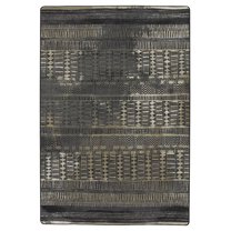 Milliken Drayton Area Rug 4000174123 Fulani Mudcloth Bars Diamonds 10' 9" x 13' 2" Rectangle