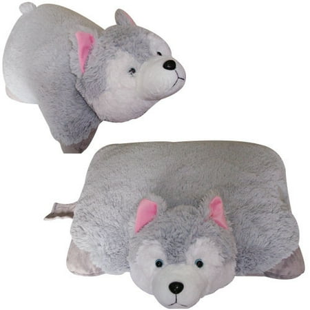 Plush Plush Brand Large Wolf Pet Pillow 18 Inches My Stuffed