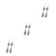 thumbnail image 4 of Pendientes colgantes Jumpingount 1 par en forma de gota de agua aleación color rojo verde negro blanco Gris, 4 of 6
