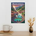 thumbnail image 3 of Huancavelica Peru Vintage City Travel Poster with Thermal Springs And Mountain Views Print Poster, 3 of 8