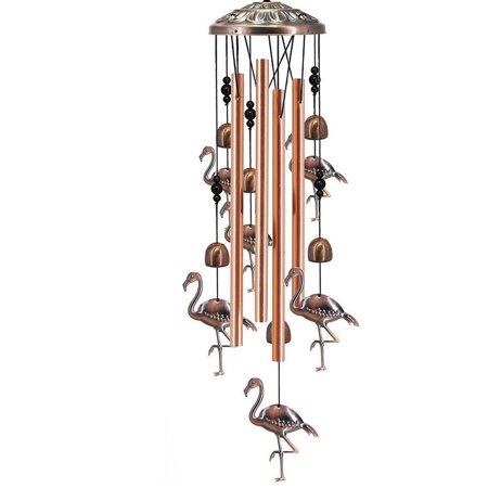 Yoone Animal Wind Chime Retro Relaxing Melody Decoration Electroplating Butterflies Outdoor Windchime Pendant for Garden