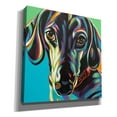 thumbnail image 2 of Epic Graffiti 'Painted Dachshund I' by Carolee Vitaletti, Canvas Wall Art, 18"x18", 2 of 2