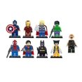 thumbnail image 1 of Set de minifiguras Marvel Avengers Super Hero Comic, 9 unidades, 1 of 4