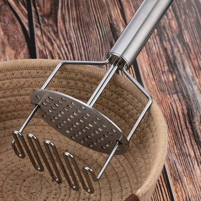 Starkitchen Potato Masher Stainless Steel Perfect for Making Mashed Potato, Banana Bread, Pumpkin Puree and Vegetables, Mashed Potatoes Masher Is