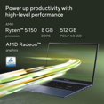 thumbnail image 4 of Ordinateur Portable ASUS Vivobook 15 M1502NAQKIT1 Ryzen 5 8 Go 512 Go, 4 of 9