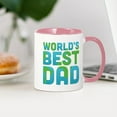 thumbnail image 3 of CafePress - World's Best Dad Mug - 11 oz Ceramic Mug - Novelty Coffee Tea Cup, 3 of 4