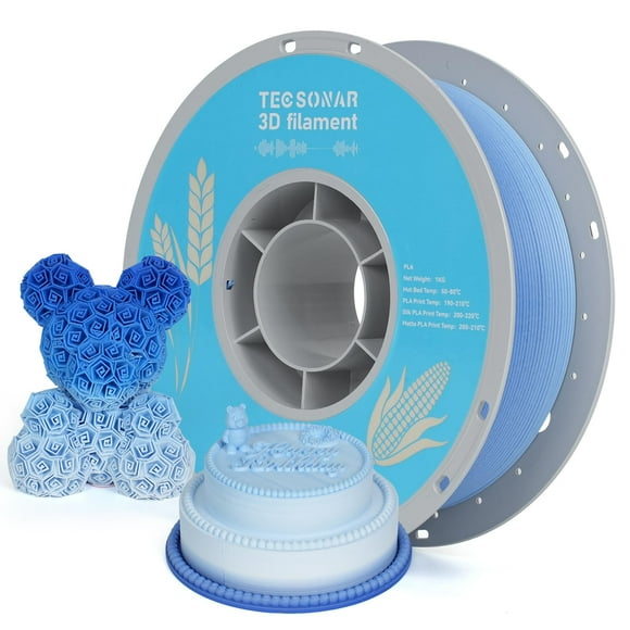 Filamento para impresora 3D TECSONAR Matte Rainbow PLA 1.75 mm 1 kg