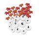 thumbnail image 3 of Modelo de calabazas falsas de 12 Uds., accesorios de espuma para Halloween, herramienta educativa para niños, verduras artificiales DIY para tienda de 3 Tamaños con Hojas, 3 of 8