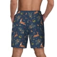 thumbnail image 2 of Lsque Mens Swim Trunks Cartoon Deers Pattern - Bathing Suit Compression Liner - Beach Swim Shorts Swimwear - (S-3XL) - Stretch Quick Dry -, 2 of 9