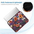 thumbnail image 2 of FORMRS 15-15.6 inch Laptop Sleeve Case Soft Carrying Quilted Computer Bag Cover, Purple Flowers, 2 of 7
