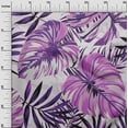 thumbnail image 3 of oneOone Cotton Cambric Purple Fabric Tropical Leaf With Texture Sewing Craft Projects Fabric Prints By Yard 42 Inch Wide, 3 of 4