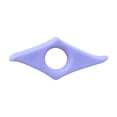 thumbnail image 2 of weibbin Acrylic Thumb Book Holder & Page Clip, Hands-Free Reading Tool & Bookmark, Ergonomic Grip, 3.3x1.6 Inch, Purple, 2 of 6