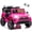 Pink, variant on 12V Licensed Toyota RAV4 Ride on Truck Car w/Parents Control,Four-wheel Suspension,LED Headlights&Roof Spotlights,Bluetooth,Music,USB,For Toddler 2-4, Pink