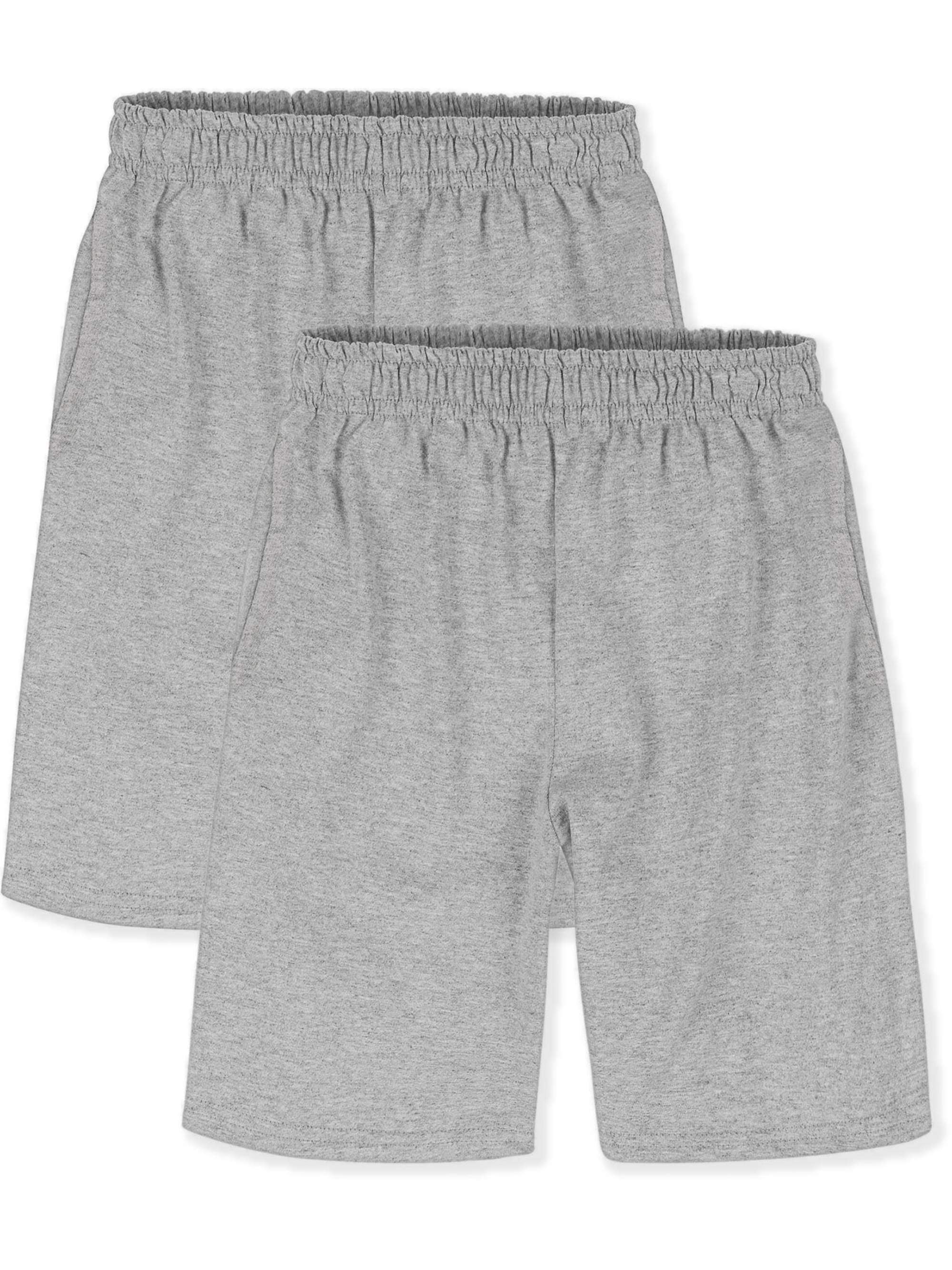 2-Pack Spring&Gege Boys Soft Cotton Knit Jersey Shorts