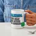 thumbnail image 4 of CafePress - Grandpa: The Man - 15 oz Ceramic Large White Novelty Mug, 4 of 6