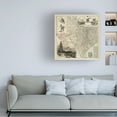 thumbnail image 2 of Trademark Fine Art Vision Studio Map Of Texas Canvas Wall Art - 35x35, 2 of 5