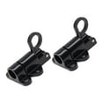 thumbnail image 1 of serony 2pcs/set Cabinet Pull Ring Spring Load Automatic Door Latch Hasp Lock Black, 1 of 9
