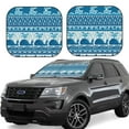 thumbnail image 1 of Saiise Sea Underwater Animals for Foldable Car Sun Shades (2-Pack) Offer Sun Protection with an Easy-fold Design for Convenient Windshield Shading-Medium, 1 of 6