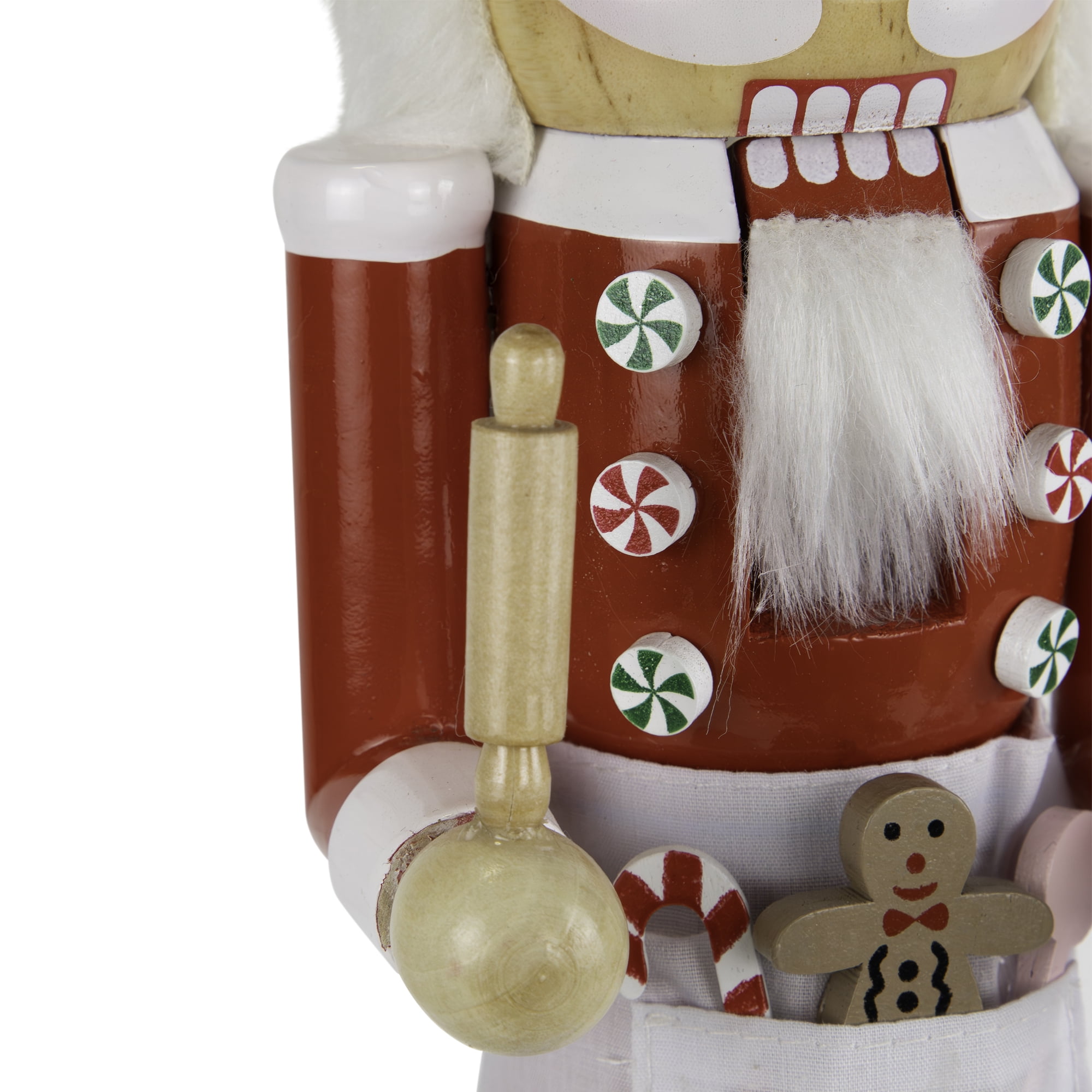 Northlight Baker with Rolling Pin Nutcracker Christmas Figure - 15" - White and Red