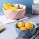 thumbnail image 3 of Plato de fruta con colador, plato decorativo doble, lavavajillas doméstico, plato de aperitivos, plato de caramelo, plato de fruta, 3 of 5