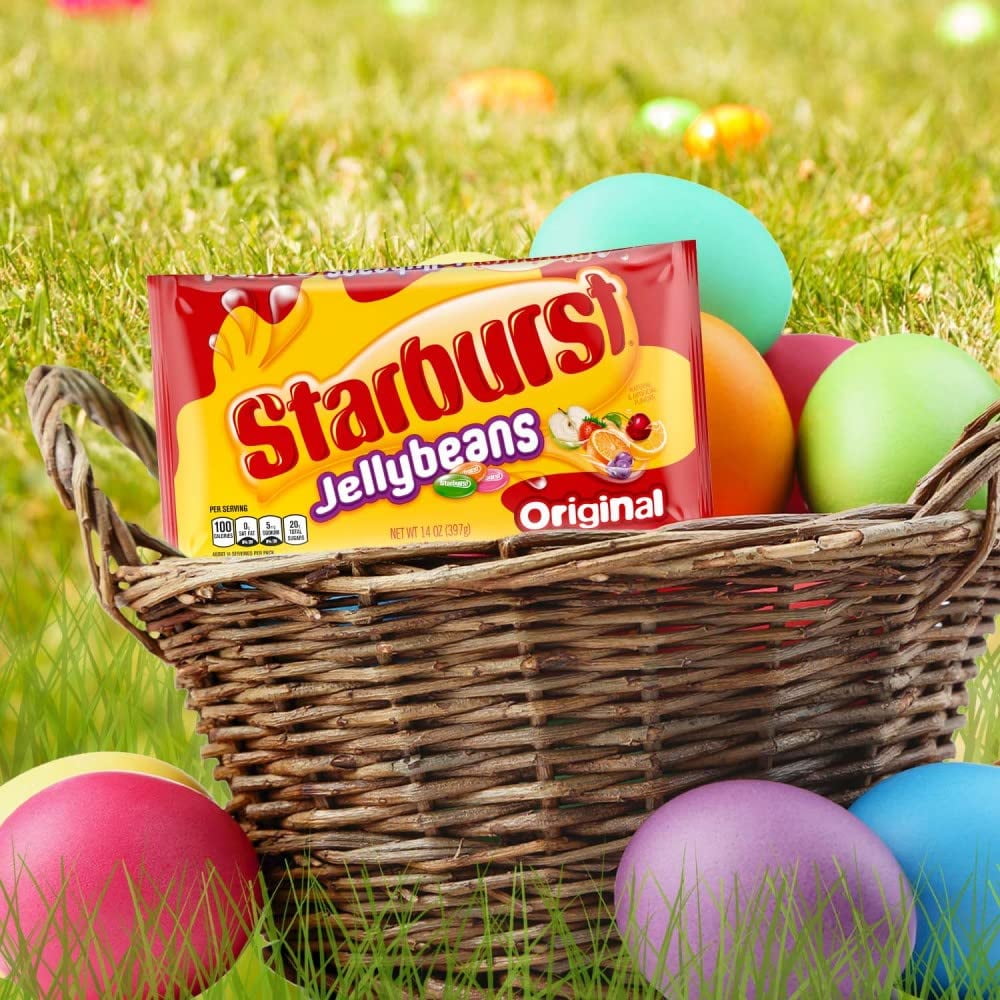 3 Pack- STARBURST Original Easter Jelly Beans Chewy Candy, 14 oz Bag