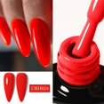 thumbnail image 2 of Esmalte de uñas en Gel semipermanente, azúcar UR de alta saturación, Color rojo, botella de vidrio de 7ml, Gel LED UV de manicura para Otoño e Invierno, 2 of 4