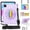 Glitter Purple, variant on for iPad Air 6th Gen 11" 2024/Pro 11" 2022 2021 2020 2018/Air 4/Air 5 Case with Pencil Holder Sparkle Glitter 360 Rotating Kickstand Hand Strap Shoulder Strap Lightweight Clear Cover, Glitter Gold