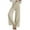 Beige, variant on Ierhent Women Pants Casual Work Women's Cropped Scuba Lounge Pants(Beige,XXL)