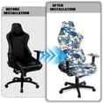 thumbnail image 4 of Uorisanigo Blue Turtle Gaming Chair Cover with Armrest Covers Breathable Computer Chair Seat Cover for Women Easy to Install Office Chair Covers Gift for Daughter, 4 of 8