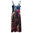 thumbnail image 4 of Octopus in The Mysterious Ocean Sleeveless Dress Women's Luxury Party Dress Birthday Dresses for Women, 4 of 6