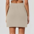 thumbnail image 6 of Womens Drawstring Skort with Built-in Shorts and Pockets - Tennis Outfits, 6 of 6