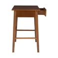 thumbnail image 6 of Linon Ashville 42" Single Drawer Mid-Century Writing Desk, Walnut, 6 of 15