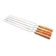 thumbnail image 2 of 6x Tenedor De de material acero Inoxidable De Brocheta Asado Palo, 2 of 9