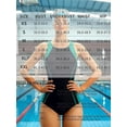 thumbnail image 2 of CharmLeaks Women Athletic One Piece Swimsuit Racerback Sport Lap Swimming Suits Swimwear Training Slimming Bathing Suit, 2 of 6