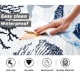 thumbnail image 4 of Juego de alfombrillas de cocina Rug Weesire de 44 x 71 cm y 44 x 120 cm, color azul marino, 4 of 7