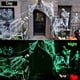 thumbnail image 2 of Telarañas que brillan en la oscuridad, telarañas falsas, telarañas elásticas blancas para Halloween, decoración de terror para interiores y exteriores, Prop, 2 of 4