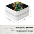 thumbnail image 2 of Pratyus Abstract Flexible Storage Jewelry Box for Necklace, Ring, Earring - Travel-Friendly Design White, 2 of 5